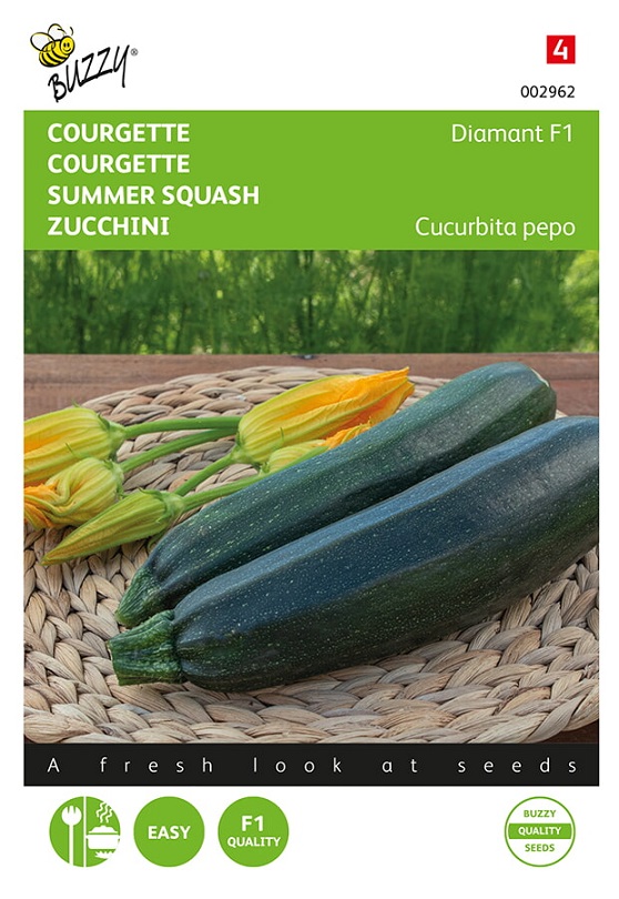 Courgette F1 Diamant - Graines Baumaux