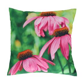 Coussin d'extérieur avec imprimé Rudbeckia