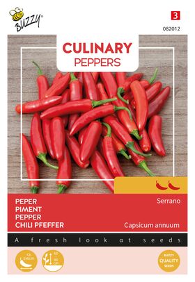Graines de Piment 'Serrano'