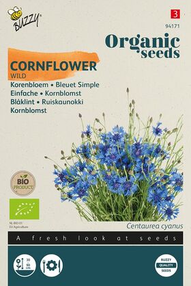 Biologische Korenbloemen Zaden 'Wilde Bloemen'