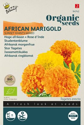 Bio Graines Rose d'inde 'Sunset Giants Mix'
