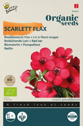 Graines de Lin à Fleurs Rouges